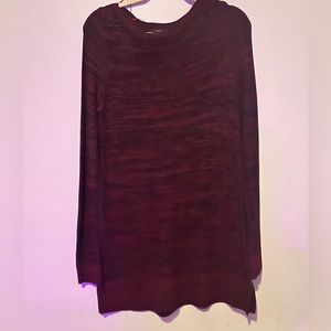 Red and Black Sweater Dress